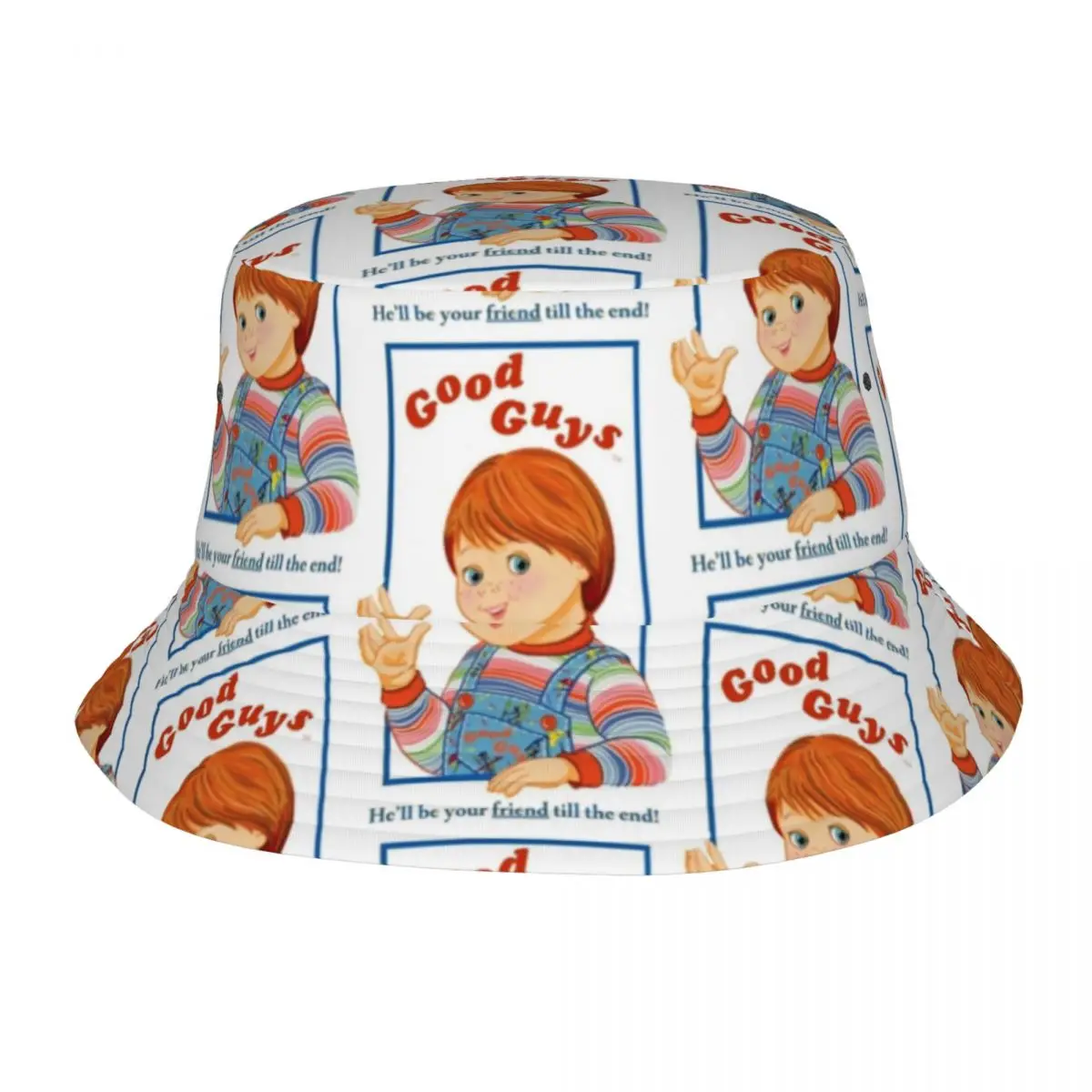 

Good Guys Chucky Child's Play Bucket Hat for Women Men Beach Field Hat Foldable for Outdoor Sports Fishing Cap Ispoti Cap