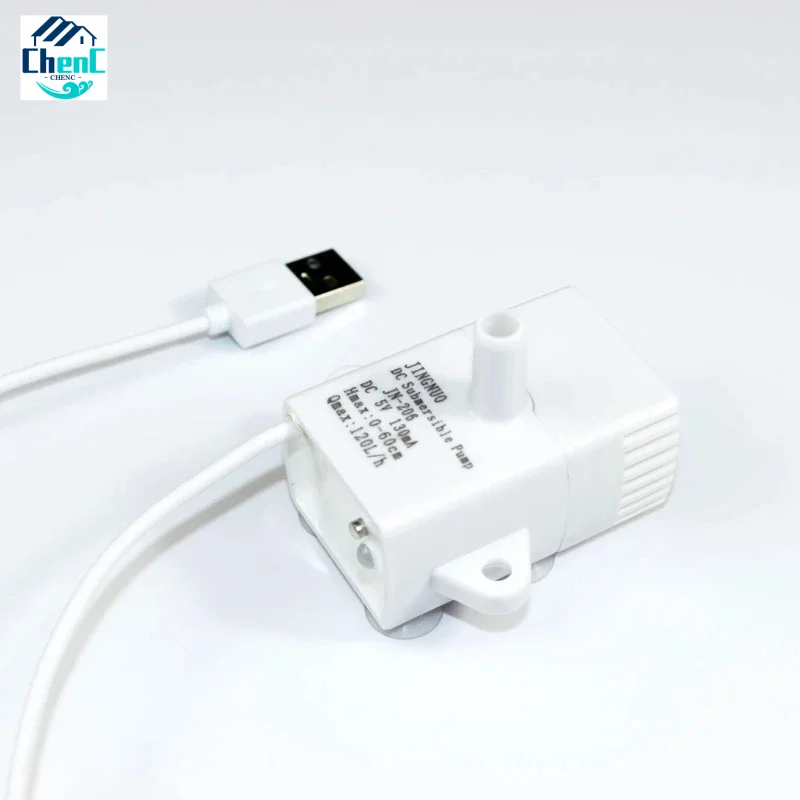 Фото JN-206 диспенсер для воды для домашних животных и кошек, USB погружной насос постоянного тока 5 В DD №1