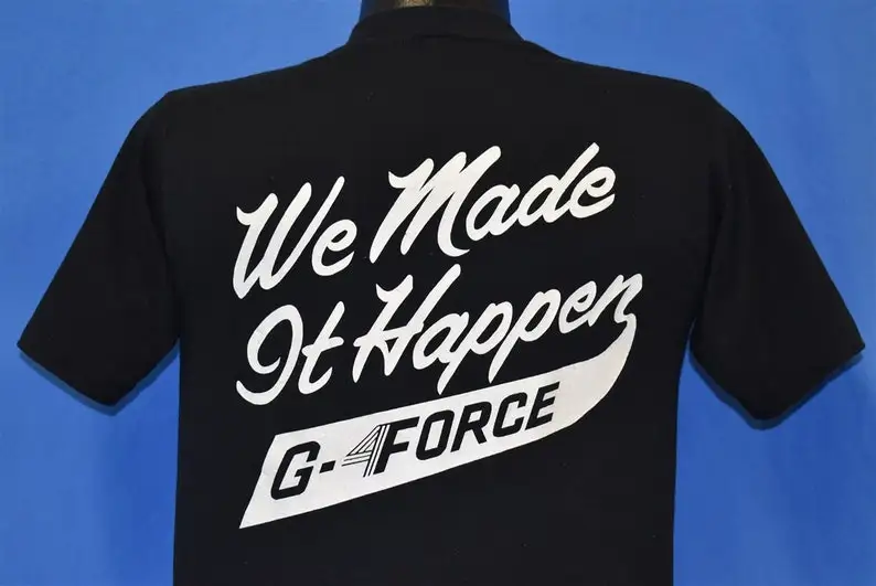 80s Gulfstream G-VI Avco G-Force G4 GIV Private Jet Airplane t-shirt Medium