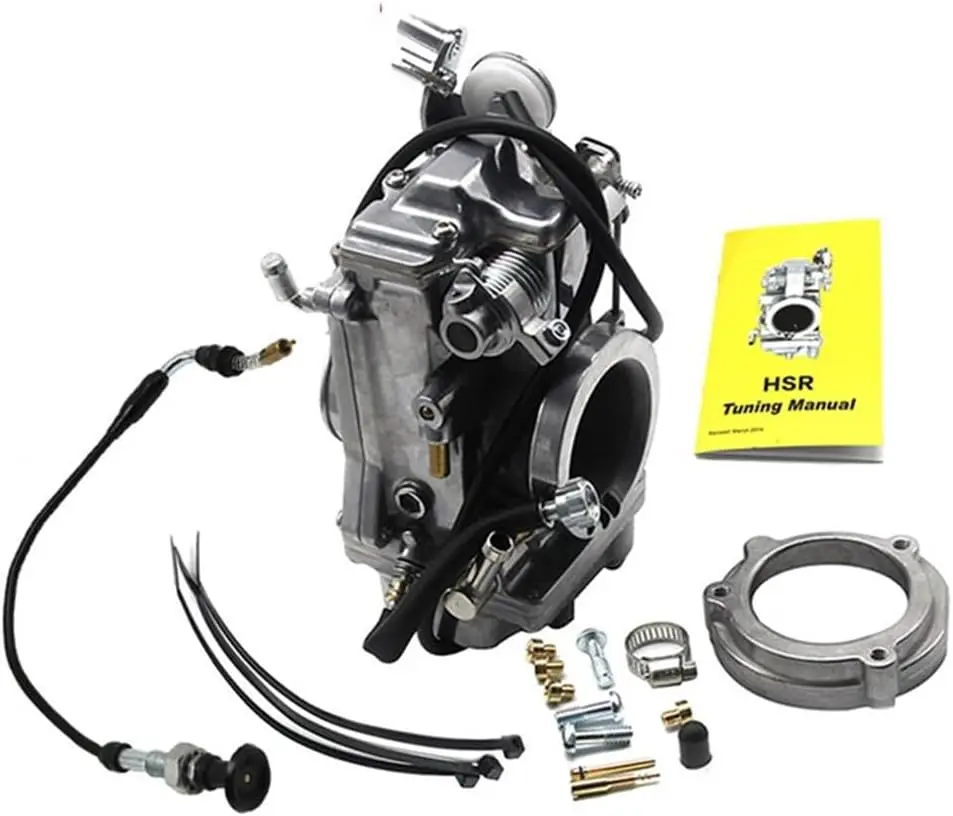 Фото Новый карбюратор для замены HSR42mm Harley Davidson Evo Evolution Twin Cam Motorcycle TM42-6 42mm Mikuni HSR42mm с дросселем C №1