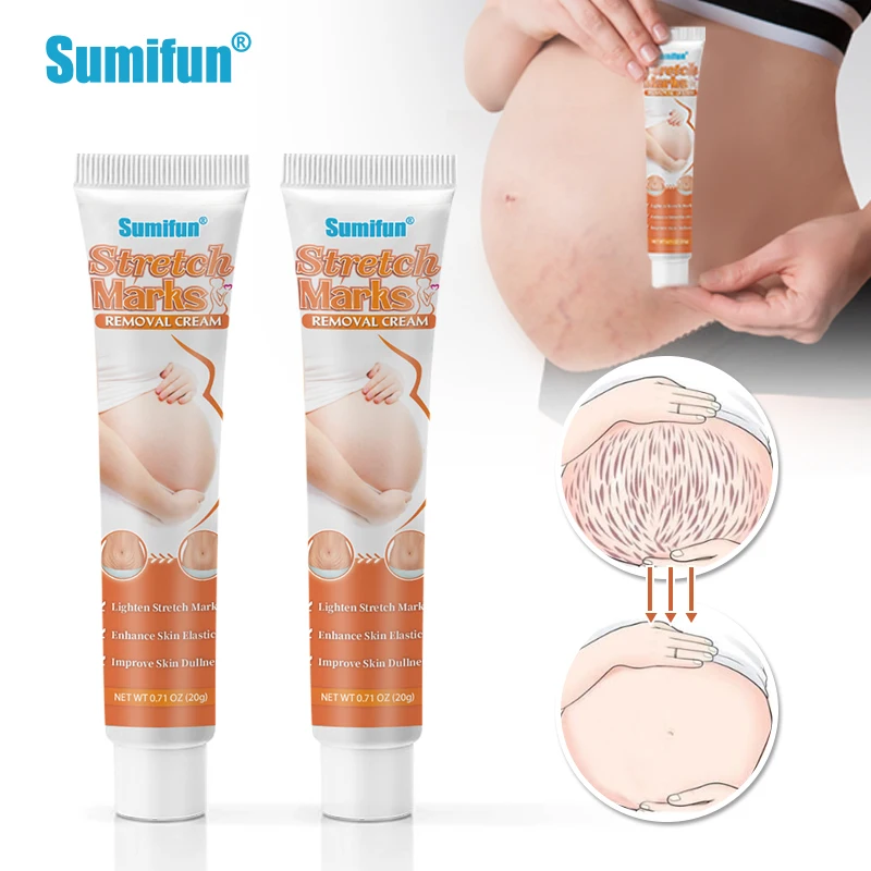 

Sumifun Pregnancy Stretch Marks Removal Cream Natural Herbal Acne Scratch Surgical Scars Repair Ointment Belly Skin Beauty Care