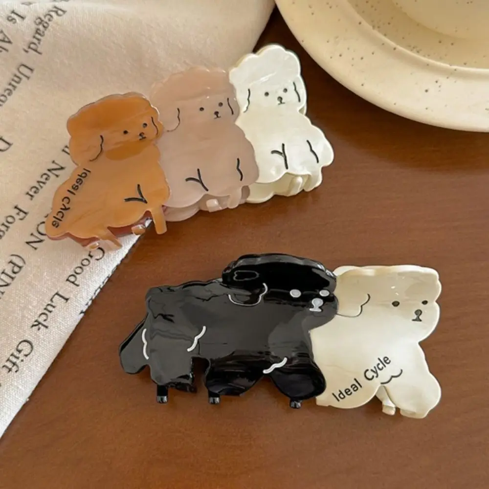

Acetate Hair Clip Jewelry Gift Funny Cute Cartoon Headwear Little Dog Hair Accessories Girls