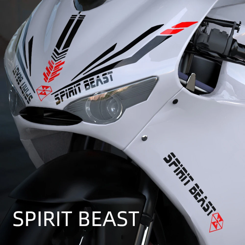 Наклейка на мотоцикл SPIRIT BEAST светоотражающая Водонепроницаемая декоративная