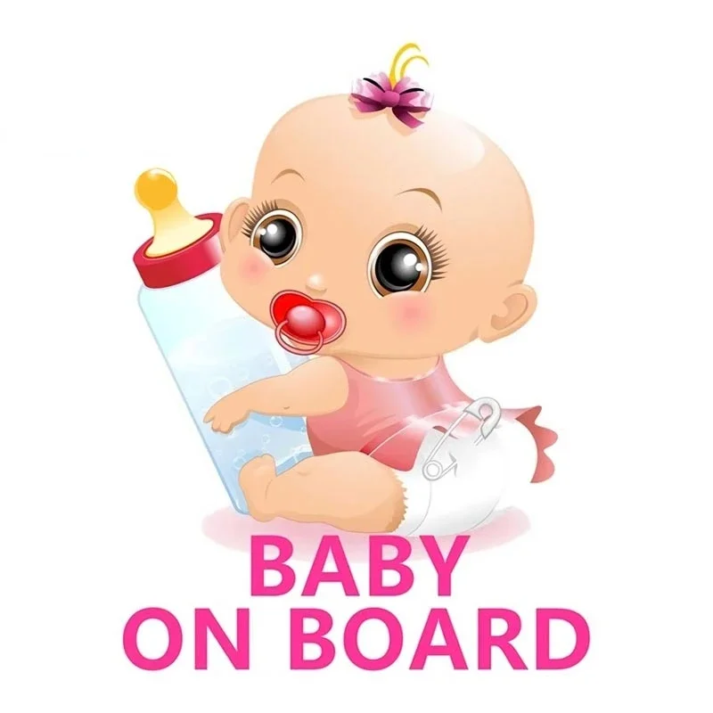 Детская виниловая Соска-пустышка на борту подходит для холодильника компьютера