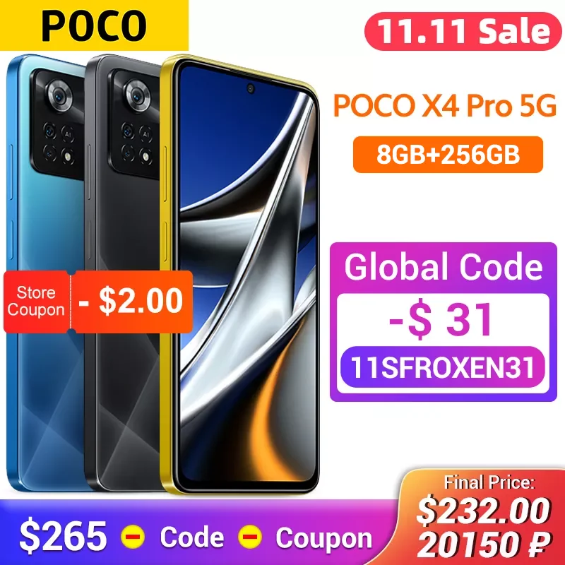 Najtaniej Wersja Globalna POCO X4 Pro 5G Smartfon Snapdragon 695 128GB/256GB Kamera 108MP 120Hz Wyświetlacz AMOLED 67W Turbo ładowanie NFC Tanie Wersja Globalna POCO X4 Pro 5G Smartfon Snapdragon 695 128GB/256GB Kamera 108MP 120Hz Wyświetlacz AMOLED 67W Turbo ładowanie NFC