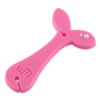 silicone cute cartoon cable winder for headphone earphone cable