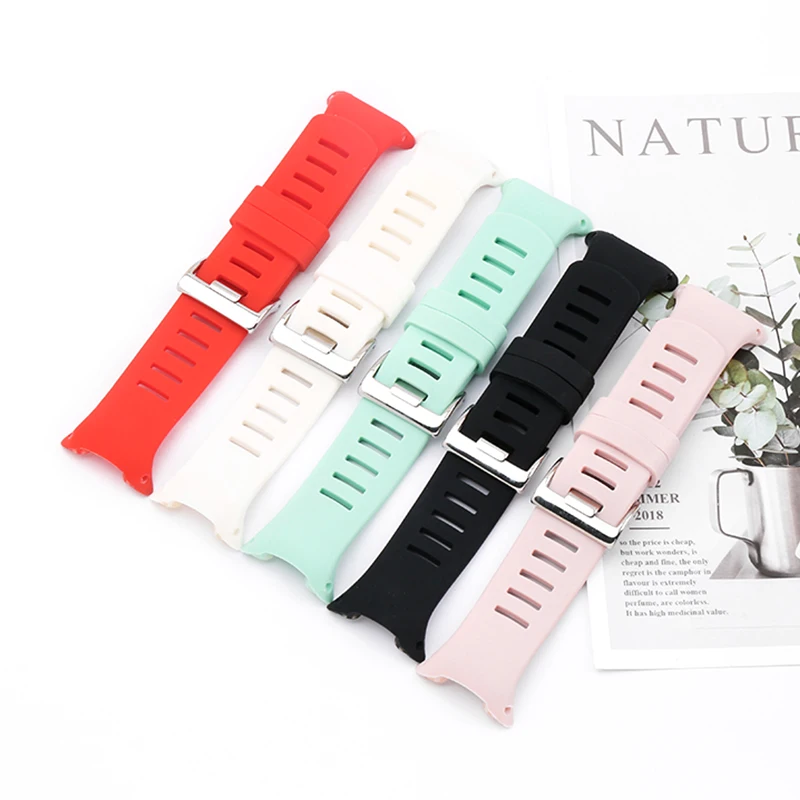Watch accessories Suitable for Matsutaku SUUNTO Sports Watch D6 D6i D4 D4i NOVO silicone  men's and women's strap