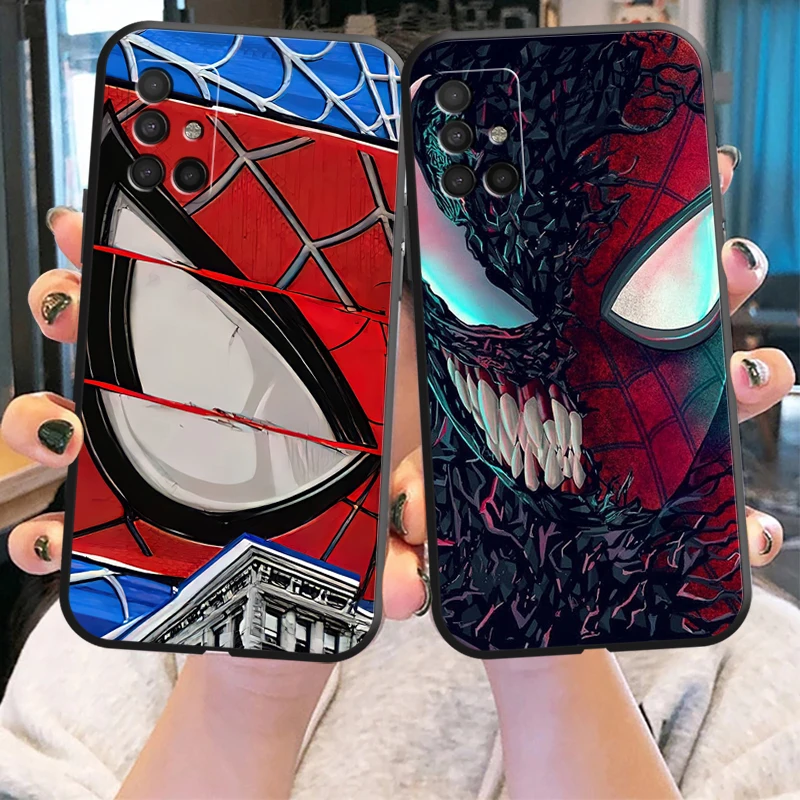 

Marvel's Spider-man Phone Cases For Samsung A51 5G A31 A72 A21S A52 A71 A42 5G A20 A21 A22 4G A22 5G A20 A32 5G Carcasa