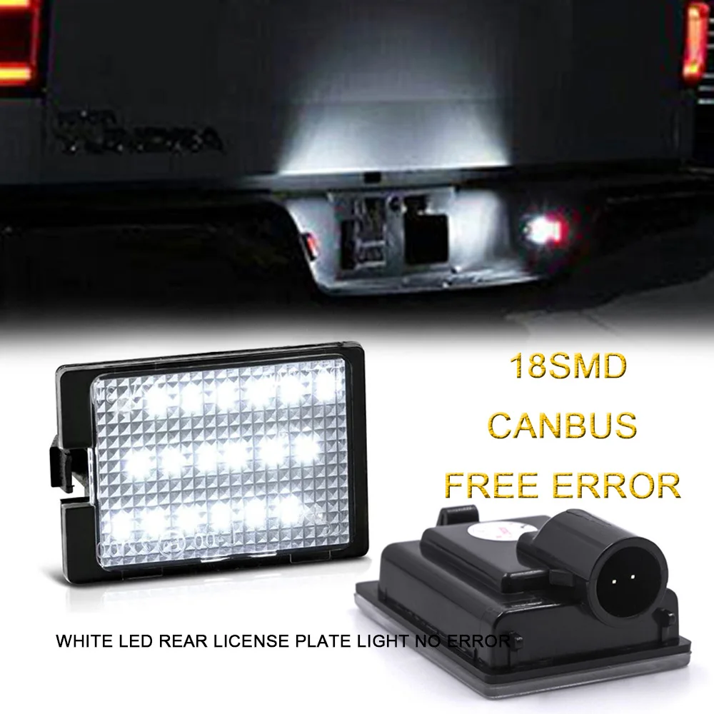 1 шт. для 2014-2022 Dodge Durango Цитадель GT ограниченное преследование ралли специальный сервис SRT SXT белый фонарь номерного знака