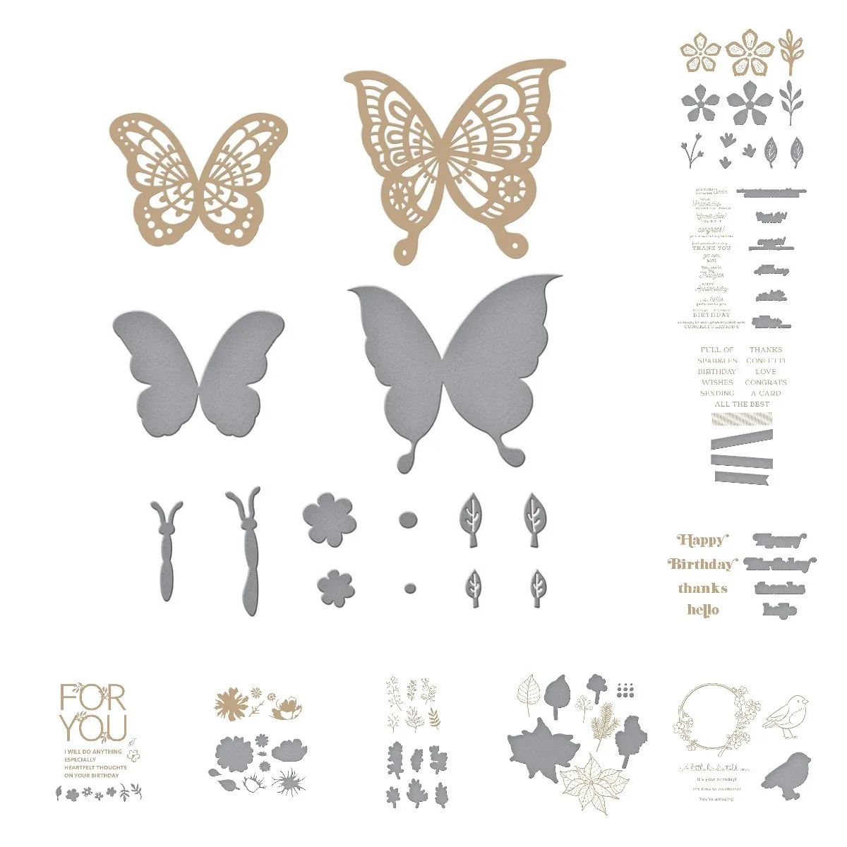 

Color Outside Hot Foil Plate & Die Set Metal Cutting Scrapbook Diary Decoration Embossing Template Diy Greeting Card Handmade