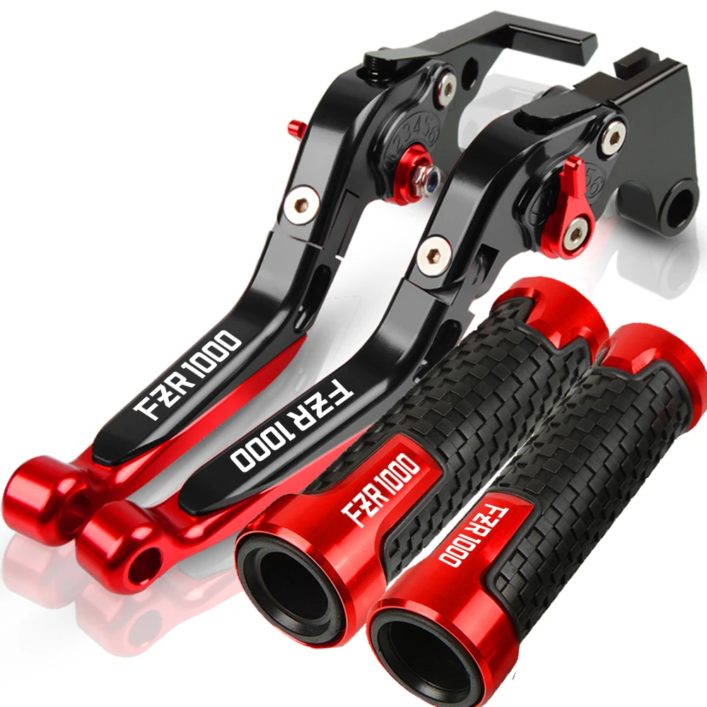 

FZ R1000 Brake Clutch Levers Motorcycle Brake Clutch Levers For YAMAHA FZR1000 FZR 1000 GENESIS 1987 1988 CNC Grips Handle Grips