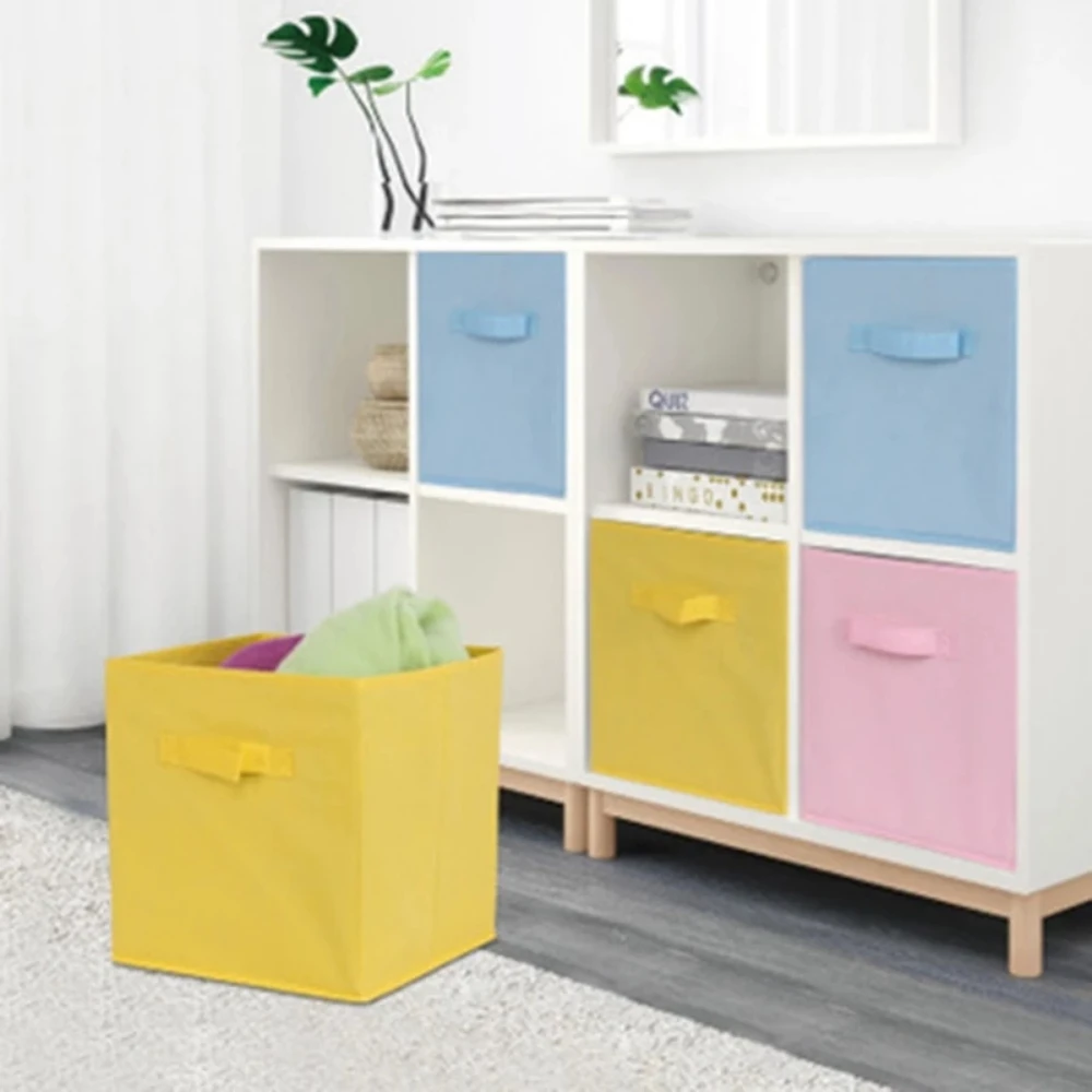 

Children's Toy Storage Box Organizers Foldable Clothing Storage Box Foldable Non-woven Storage Bins Closet Organizer