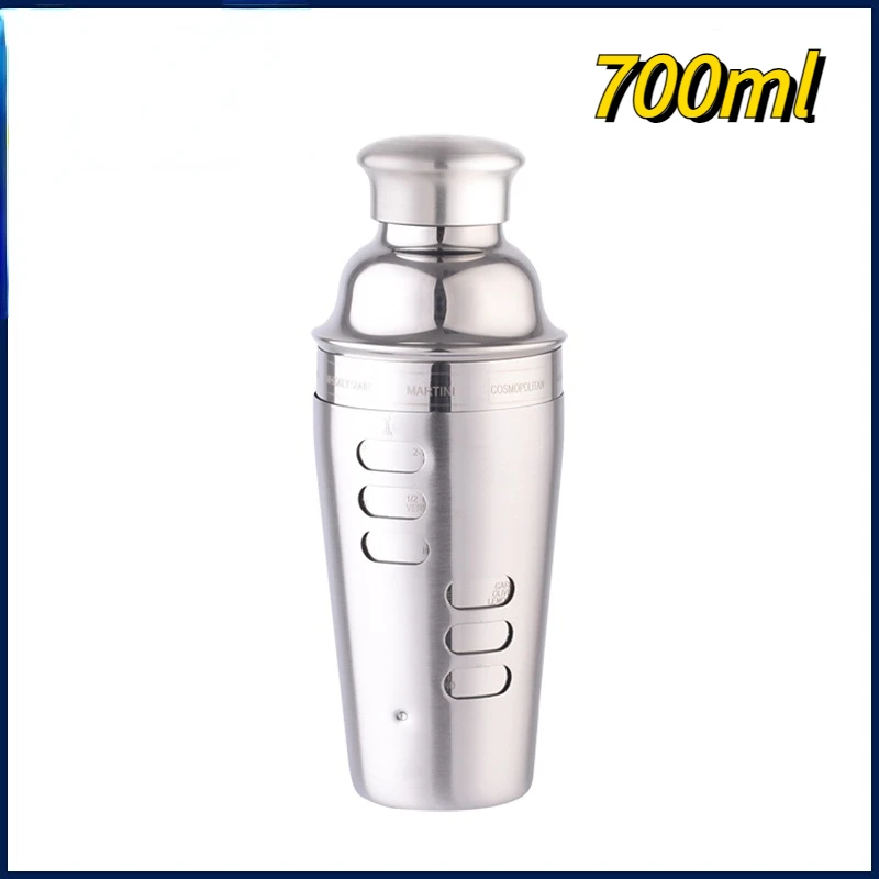 

Stainless Steel Cocktail shaker 700ml beverage dispenser Shaker kit bar tools