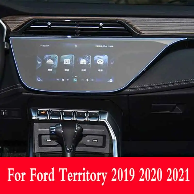 

For Ford Territory 2019 2020 2021Car Interior GPS Navigation Protective Film TPU Transparent Film Anti-scratch Accessories Refit