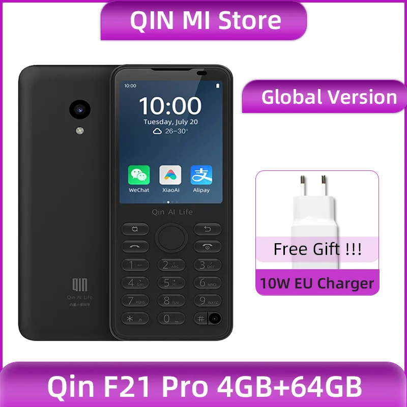 Фонарь Qin F21 Pro 4 ГБ 64 экран 2 8 дюйма IPS 480*640P задняя камера 5 Мп сотовый телефон Android 2120