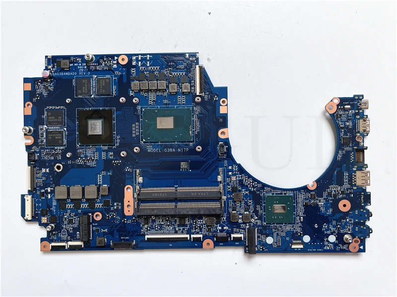 Материнская плата для ноутбука dag3babyad0 LA-E161P HP 17-AN I7-7700 1050TI полностью