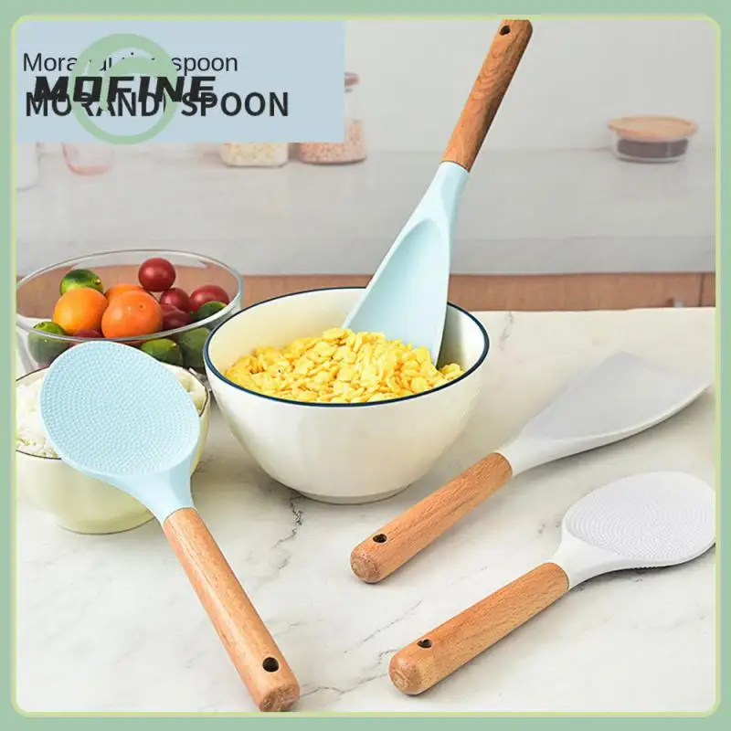 

Tablespoon Ice Cream Scoops Rice Serving Spoon Silicone Rice Spoon Sushi Rice Paddle Sushi Paddle Long Shovel Rice Spoon