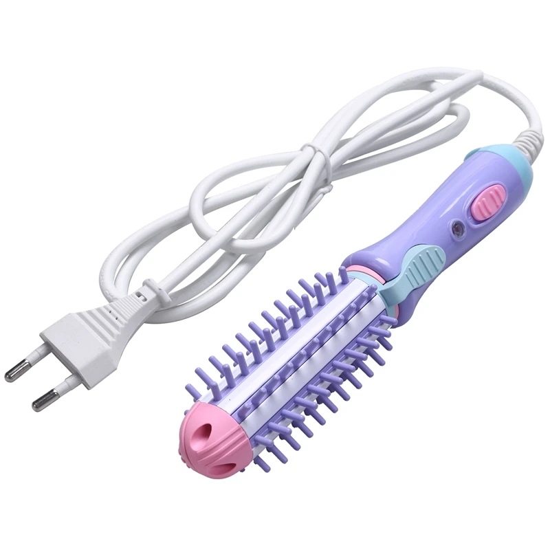 

Electric Hair Styler Curler Curling Irons Dryers Travel Hair Straightener Ceramic Ionic Hair Curler Hot Brush Eu Plug