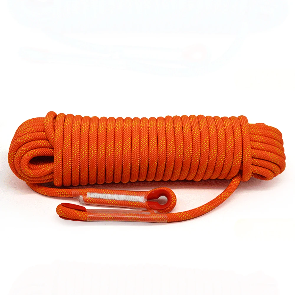 

Rocks Climbing Rope 10M/20M Outdoor Static Rapelling Rope for Fire Rescue Safety Escape Tree Climbing