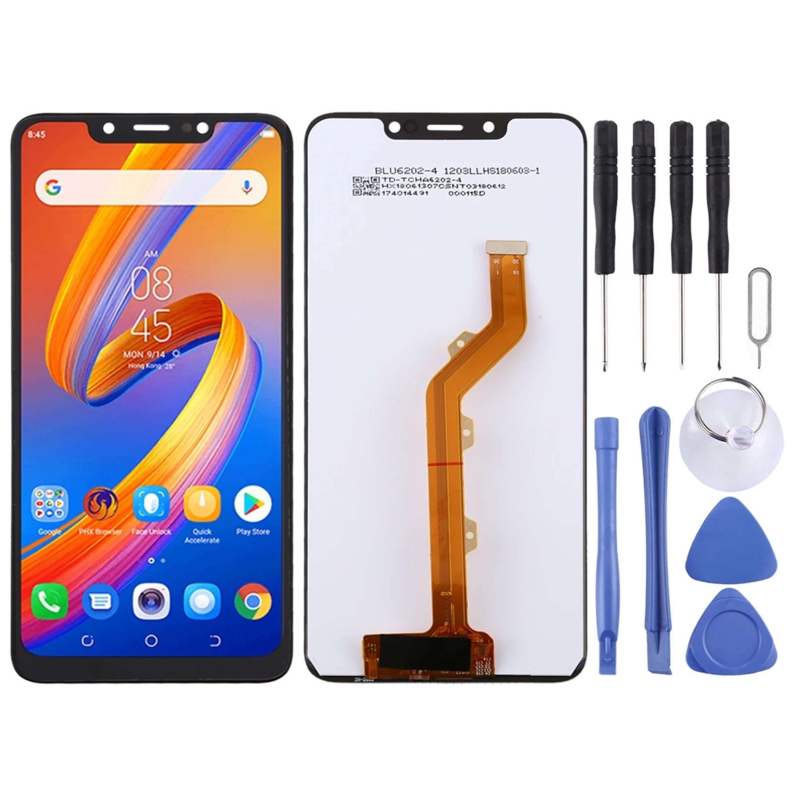 

iPartsBuy for Tecno Spark 3 KB7 LCD Screen and Digitizer Full Assembly