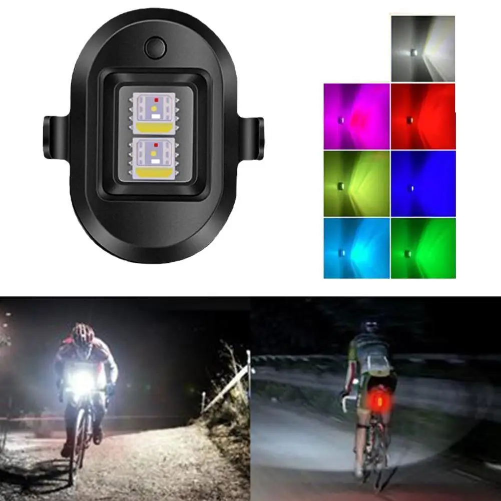 

USB Charging Aircraft Lights Bicycle Flashing Taillight Motorcycle Strobe Warning Lights Drone Cruise LED Flash Anti-collision
