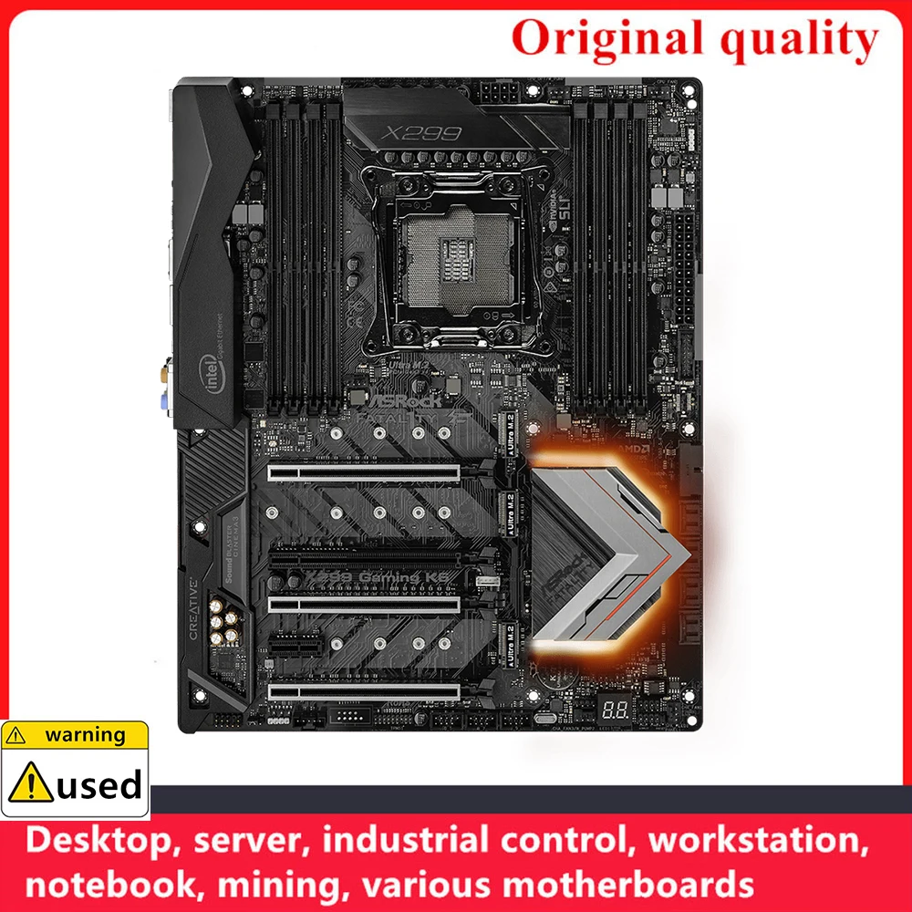 Используется для материнских плат ASROCK X299 Gaming K6 LGA 2066 DDR4 ATX для разгона десктопной платы Intel X299 SATA III USB3.0