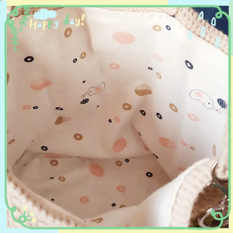 Women's shoulder bag, knitted large capacity handbag, casual women's handbag, large shopping bag, summer beach bag