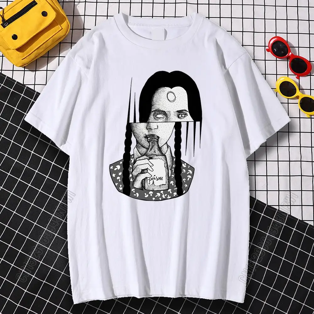 

Poisonous Girl Street Print 2021 New Mens T-Shirts Tee Clothes Cotton T Shirts Xs-Xxxl Breathable Casual Wear Anime Clothes