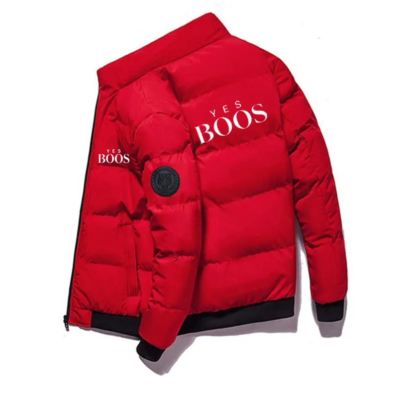 2022 New Men's Winter Jacket and Coat Cotton Coat Parka Jacket Men's Windproof Thick Warm Men's Parka Large