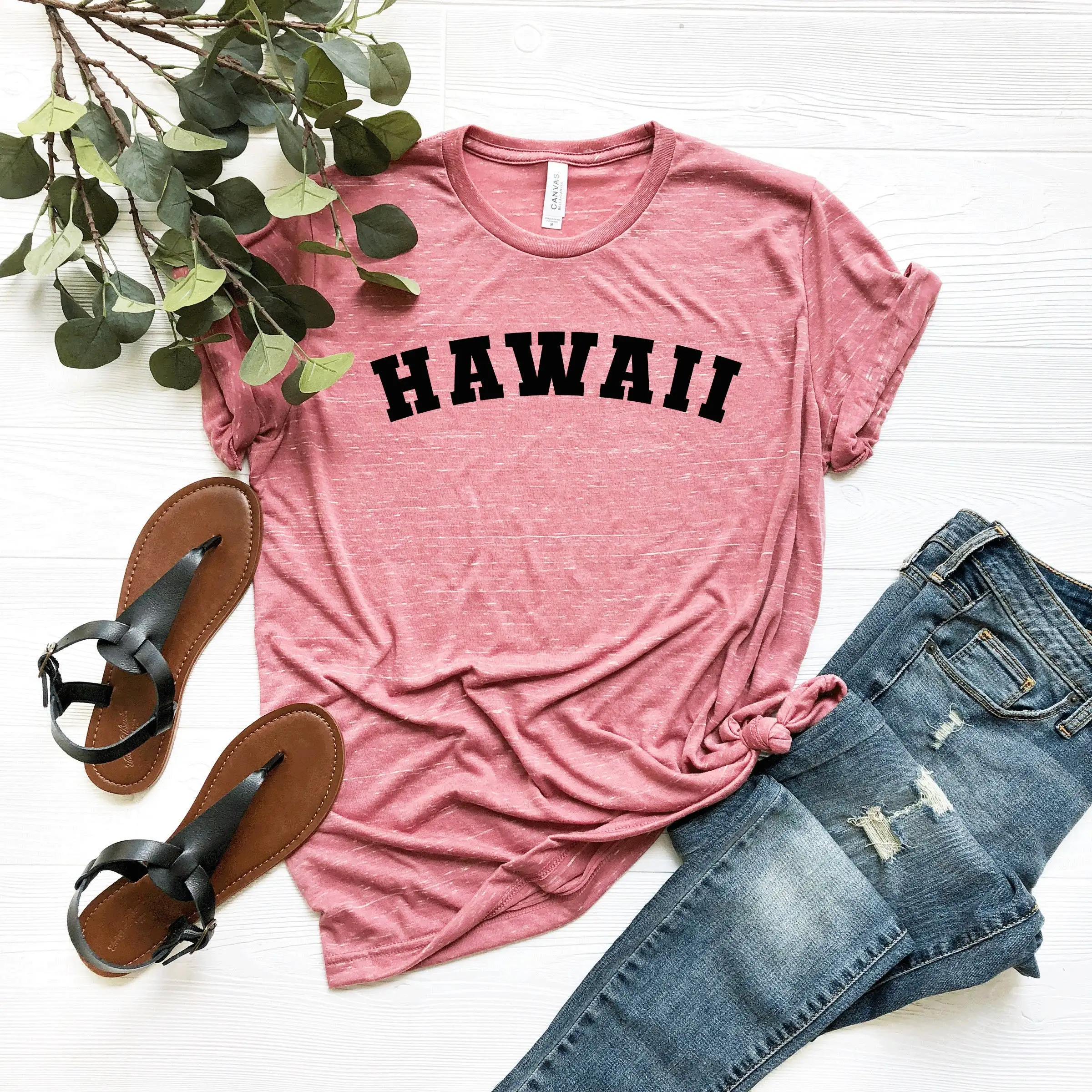 Гавайская футболка поездка Государственный Город Алоха