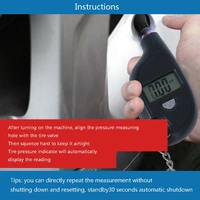 mini digital tire pressure gauge lcd display for car motorcycle tire keychain drop shipping