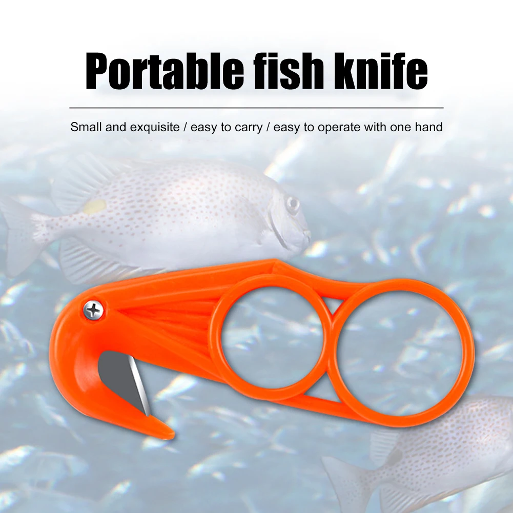 Чистящий нож для живота рыбы портативный мини-резак рыбалки устройство зачистки