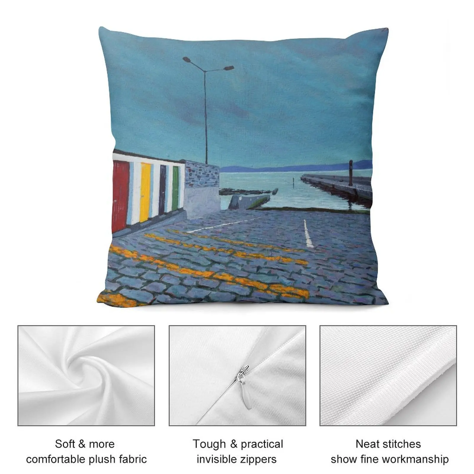 Enniscrone Pier County Sligo Ирландия диванная подушка подушки для дивана рождественские