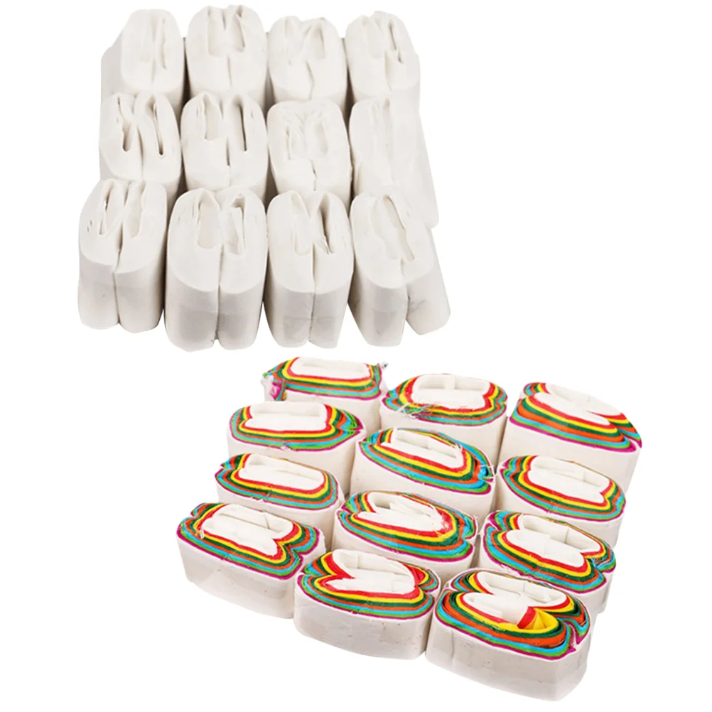 

24 Pcs Coils Vomit Paper Mouth Stage Funny Tricks Ornaments Accessories Performance Prop