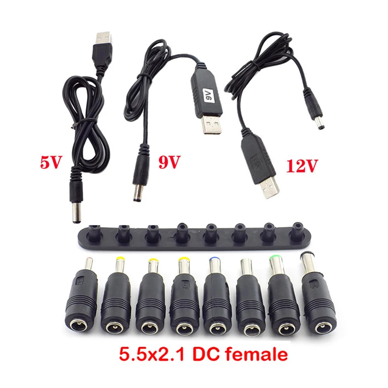 

DC Female 5,5x2,1 мм USB кабель зарядное устройство адаптер наконечники соединителя для подключения зарядки для планшетов ПК