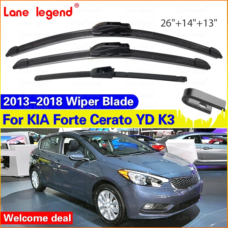 Для KIA Forte Cerato YD K3 2013 2014 2015 2016 2017 2018 стеклоочиститель передние и задние щетки