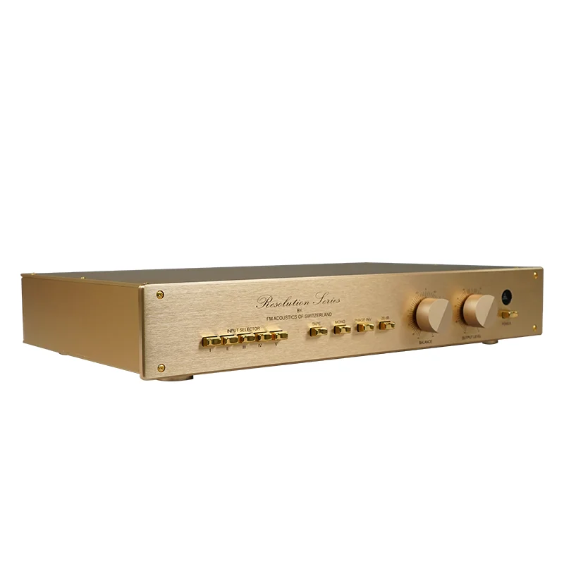 Фото ZJZ BRZHIFI аудио клон Швейцария FM255 предусилитель классический золотой аудиофильский Hi-Fi стерео усилитель динамики домашний кинотеатр Pream №1