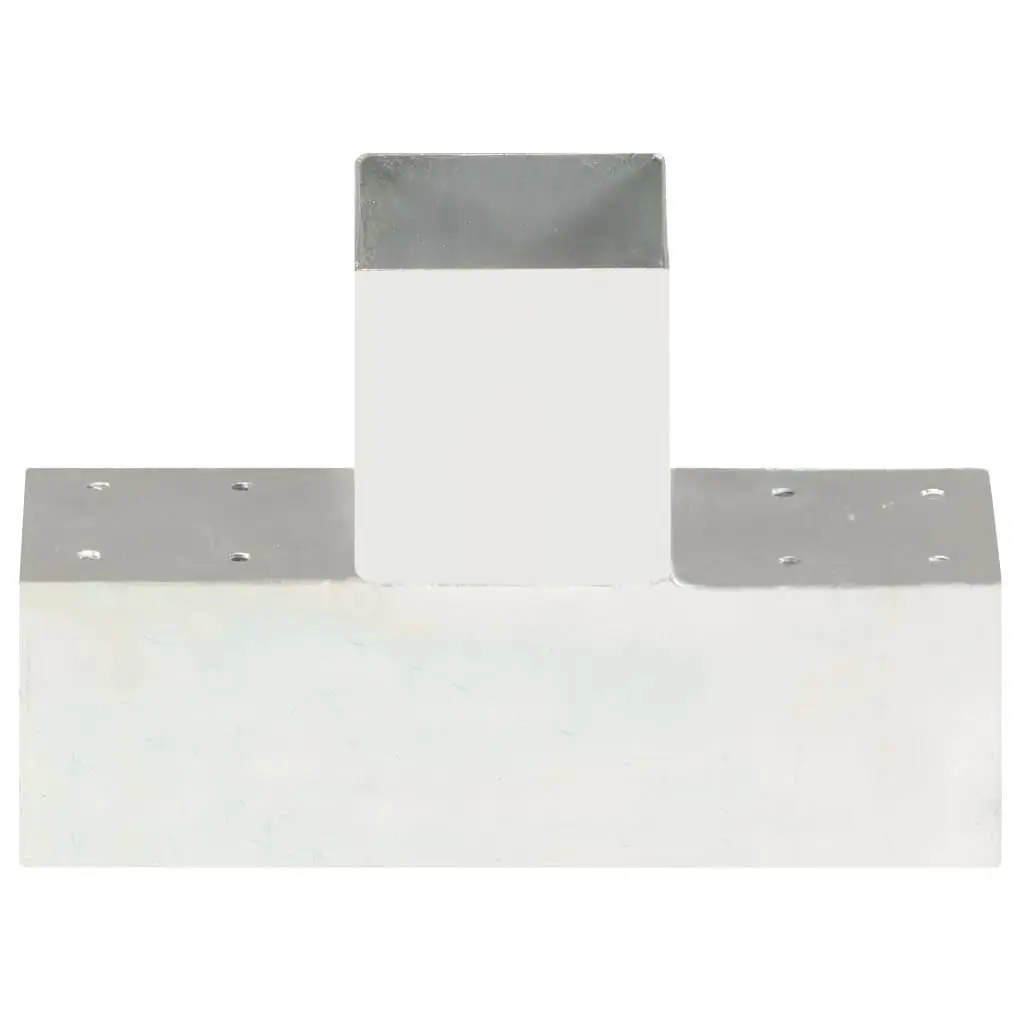 4шт Т-образные оцинкованные металлические соединители 91x91 мм для надежного