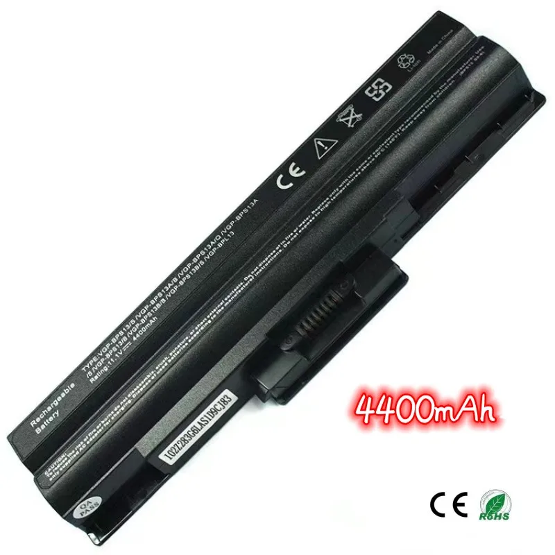 

4400mAh For Sony VGP-BPS21 BPS13 A/B VGP-BPS13A/Q VGP-BPS13A/R laptop battery