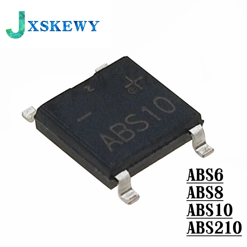50 шт., новый оригинальный выпрямительный мост-диод ABS6, ABS8, ABS10, SOP4, ABS210, SOP-4, 600 А, 800 А, 1 А, 2 А, 1000 В, в, в, 1 кв