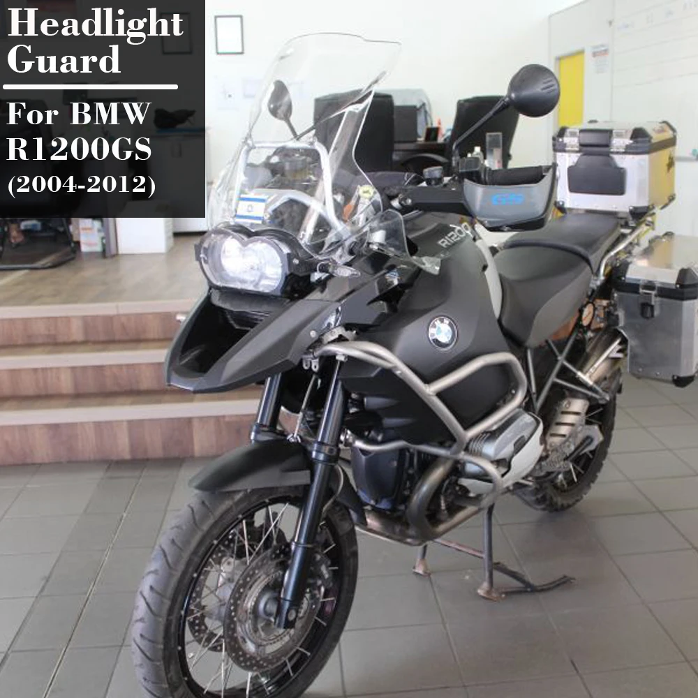 

For BMW R1200GS R 1200 R1200 GS/Adventure 2014-2012 2011 2010 Motorcycle Headlight Guard Clear Style Front Lamp Protector Cover