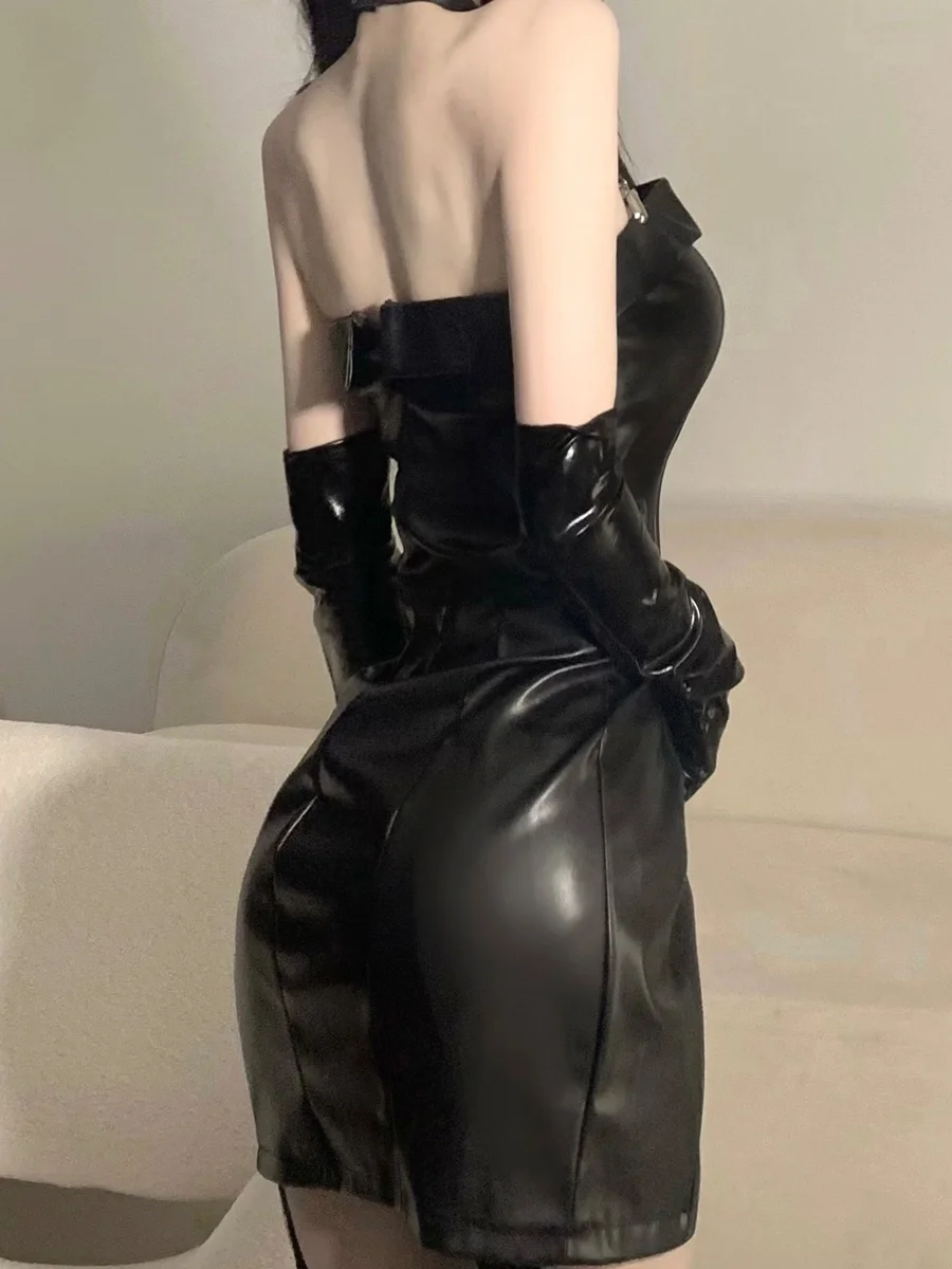 Хэллоуин Cos Императорская сестра Униформа Юбка из искусственной кожи Горячие и