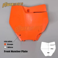 motorcycle front number plate cover for ktm sx sxf xc 125 150 250 300 350 450 pit dirt bike motocross enduro racing