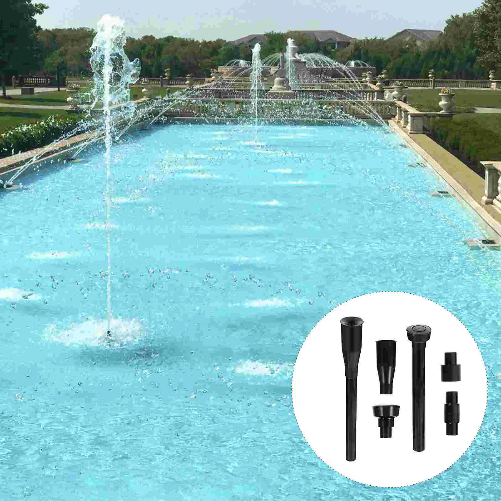 

Fountain Nozzle Pond Head Water Heads Pump Spray Kit Nozzles Pool Submersible Accessories Garden Replacement Sprayer Mushroom