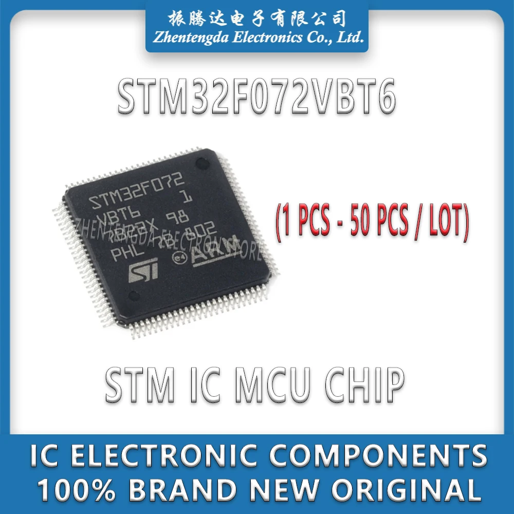 STM32F072VBT6 STM32F072VB STM32F072V STM32F072 STM32F STM32 STM IC MCU Chip LQFP-100
