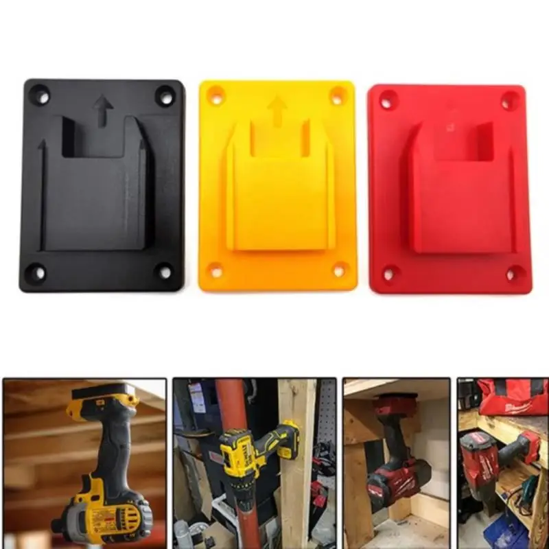 Tool Holders For Dewalt 14.4V 18V 20V Drill With 4 Mounting Nails Tool Mount Fit For Milwaukee M18 18V Tools Hanger