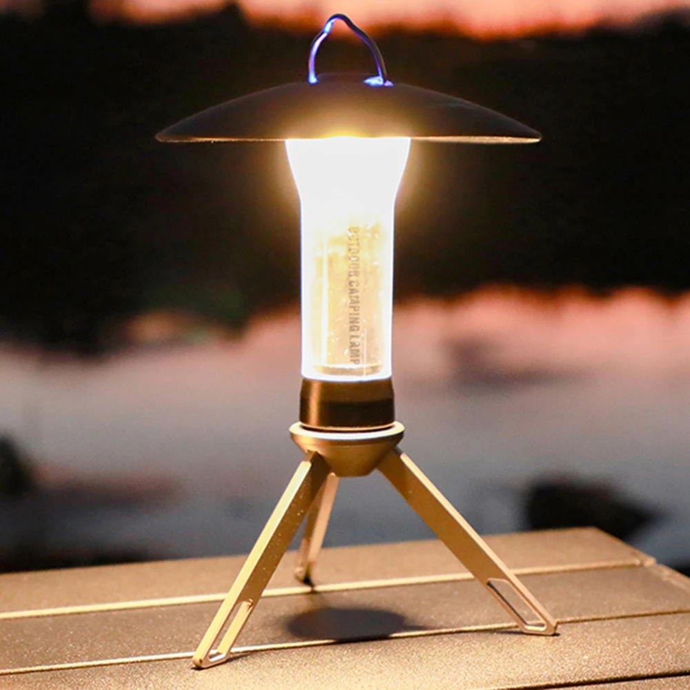 

LED Portable Lantern USB Charging with Bracket Garden Decoration Lamp Multifunctional 4W/630mAh Detachable for Outdoor Travel