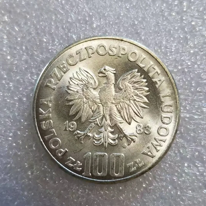 

Польша 1983 Посеребренная латунная памятная Коллекционная монета подарок удачная монета