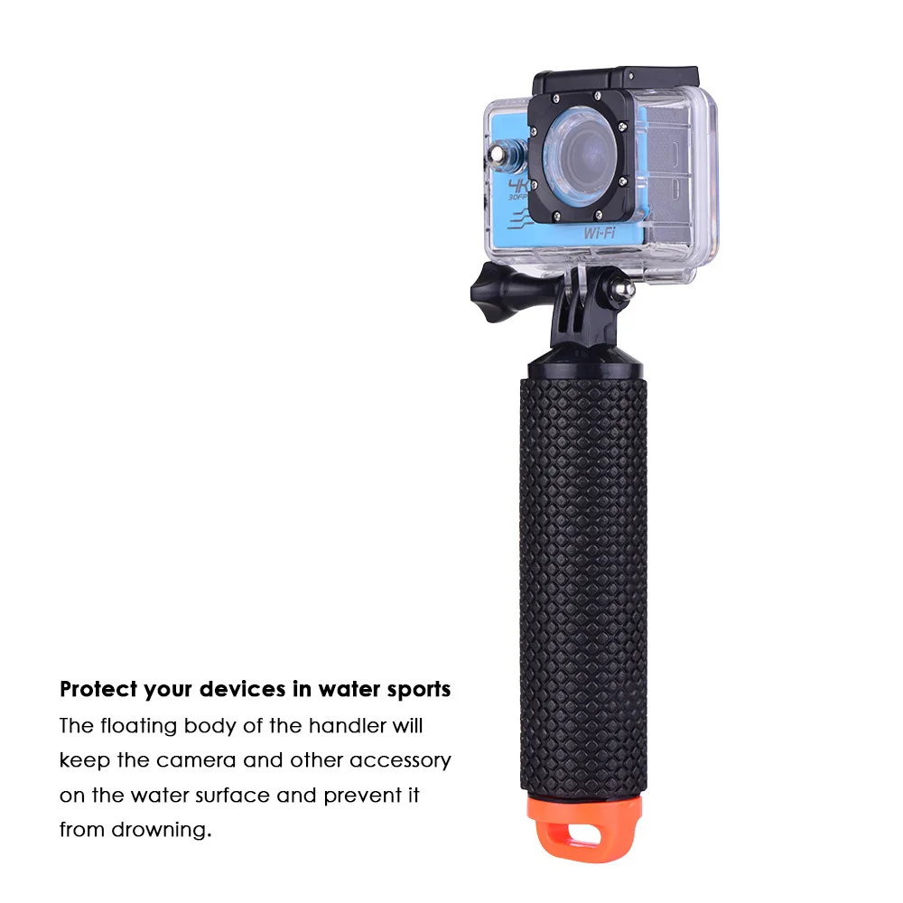 Держатель ручки плавучести спортивной камеры для Gopro Hero 12, 11, 10, 9, 8, 7 XiaoYi SJ4000 DJI Osmo, аксессуары для крепления на поплавковую ручку (art.: 3920ccfbc77cc) - 3920ccfbc77cc