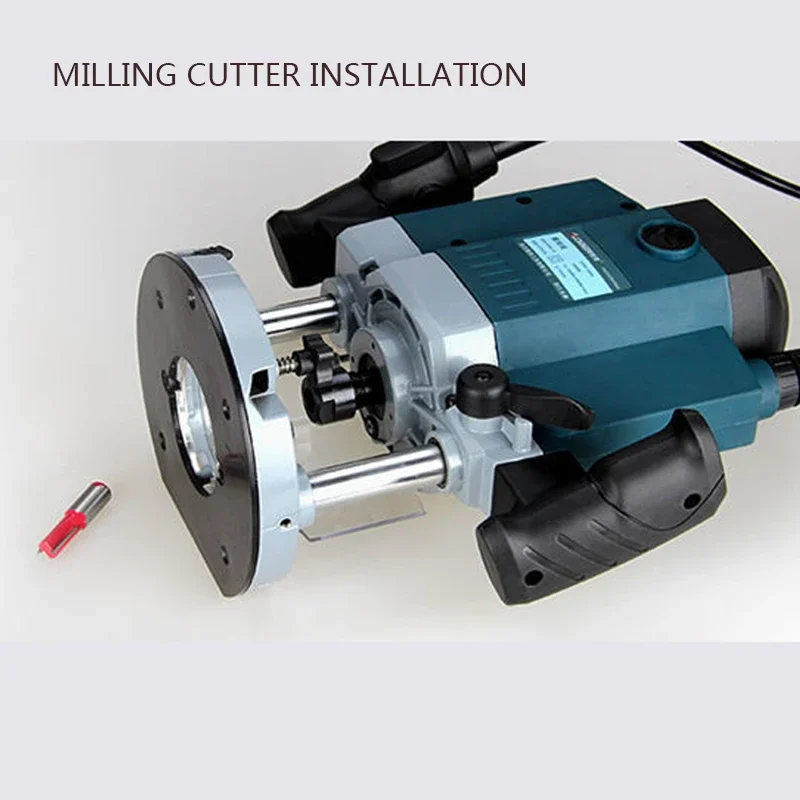 AT3311B Multifunctional Electric Hole Trimming Machine 220V Wood Milling Flip Board Slotting Engraving